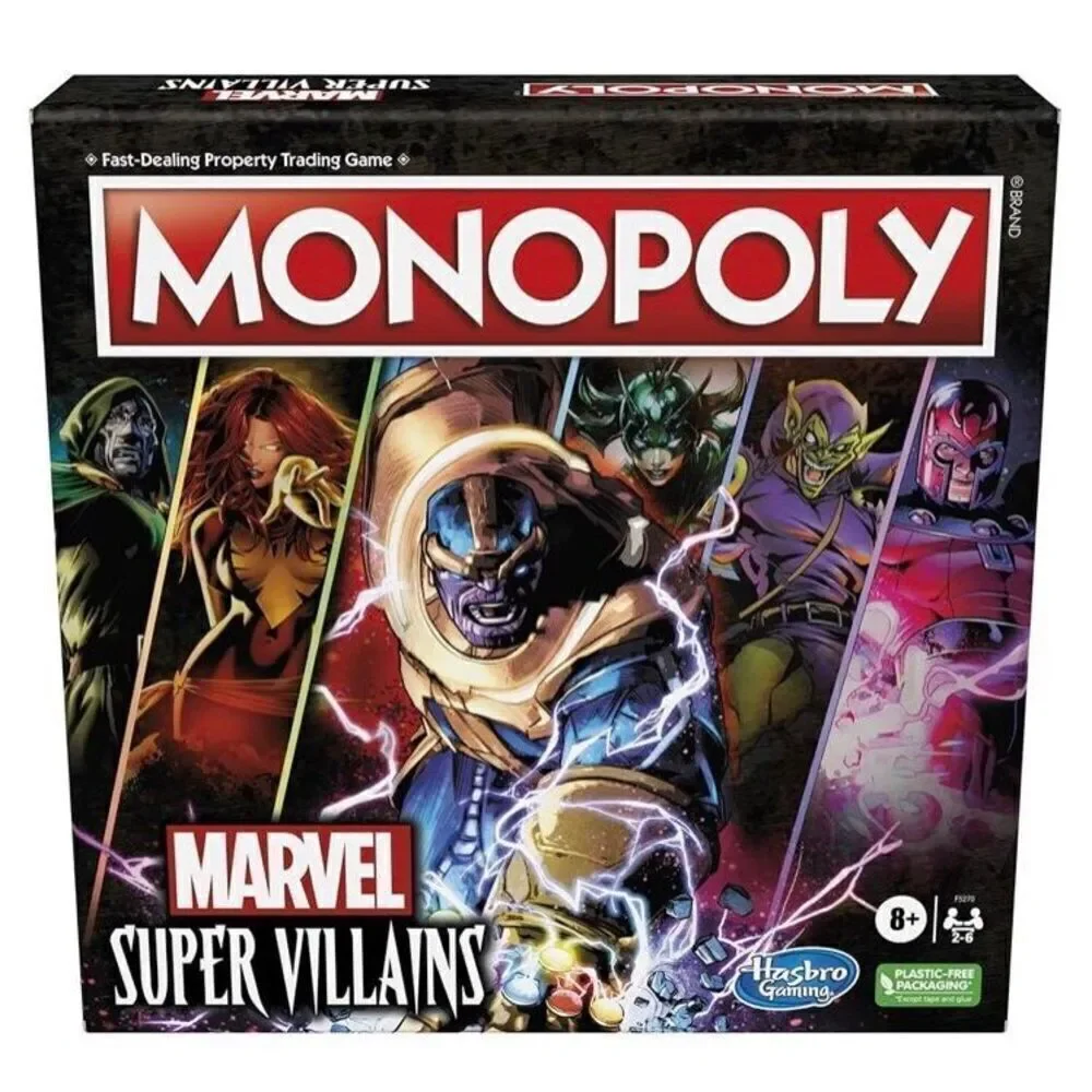 HASBRO - NWT Monopoly Marvel Super Villains Edition. Sealed Box